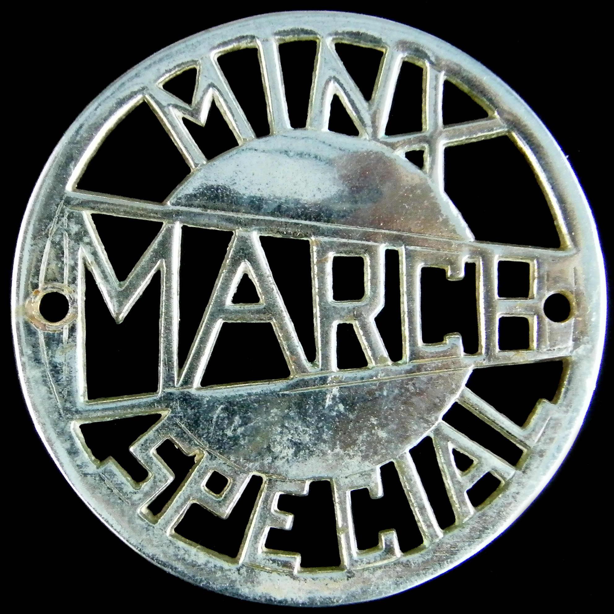 Hillman Minx Marsh Special  car badge